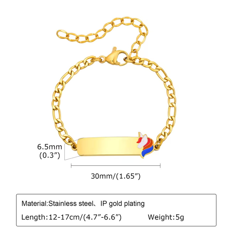 Vòng Tay Khắc Tên, Ngày Sinh Cho Bé – Thiết Kế Dễ Thương, Khắc Theo Yêu Cầu