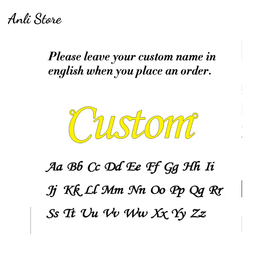 Dây chuyền khắc tên NameLuxe Anli thép không gỉ cá nhân hóa cho nam & nữ