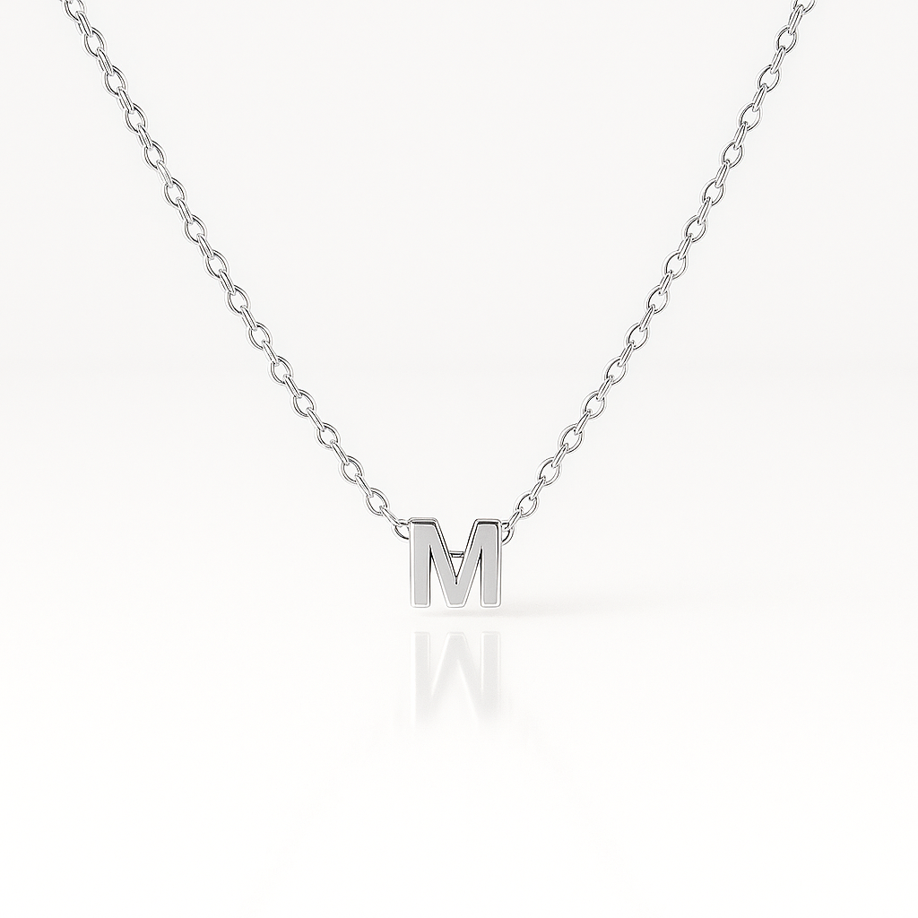 Dây chuyền vàng chữ cái hot phong cách cổ điển dành cho phụ nữ, có khoá toggle, chữ cái từ A-Z