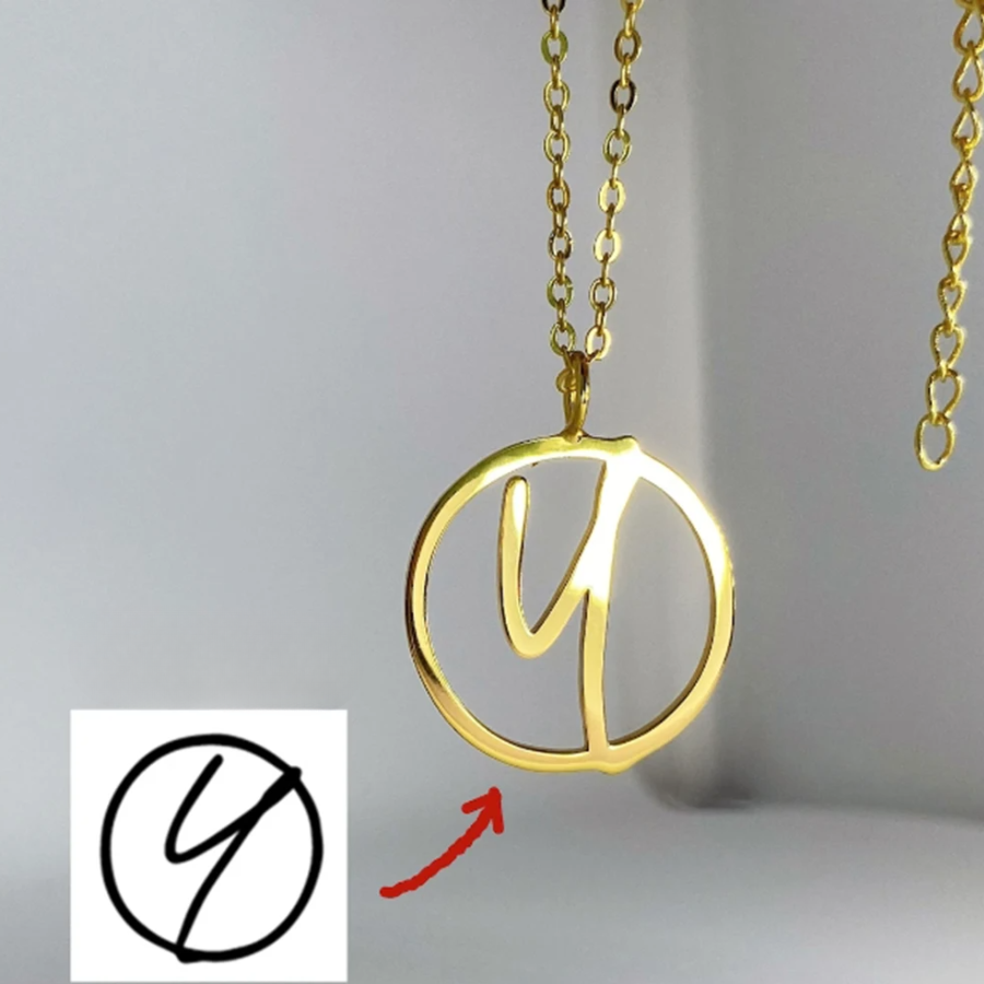 Dây Chuyền Mặt Logo Theo Yêu Cầu – Họa Tiết Cá Nhân Hóa, Quà Tặng Độc Đáo