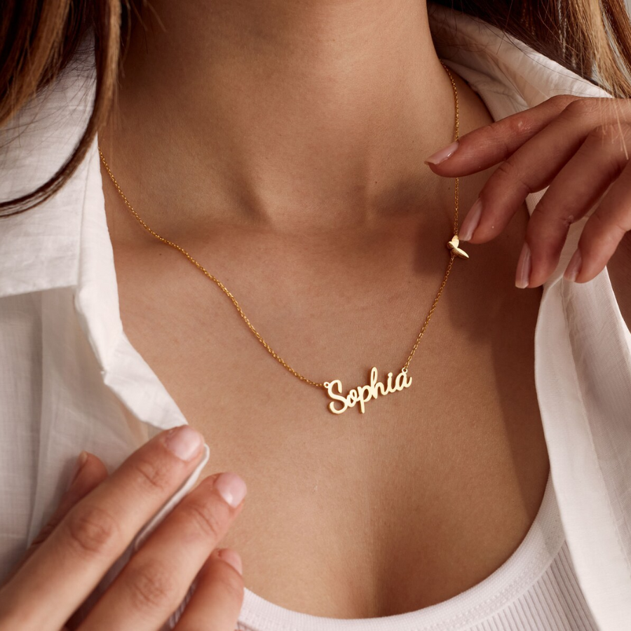 Dây Chuyền/ Vòng Khắc Tên Theo Yêu Cầu + Titan Cao Cấp Không Gỉ