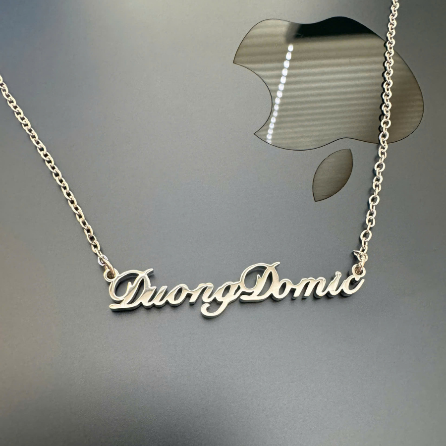 Dây chuyền khắc tên NameLuxe Anli thép không gỉ cá nhân hóa cho nam & nữ