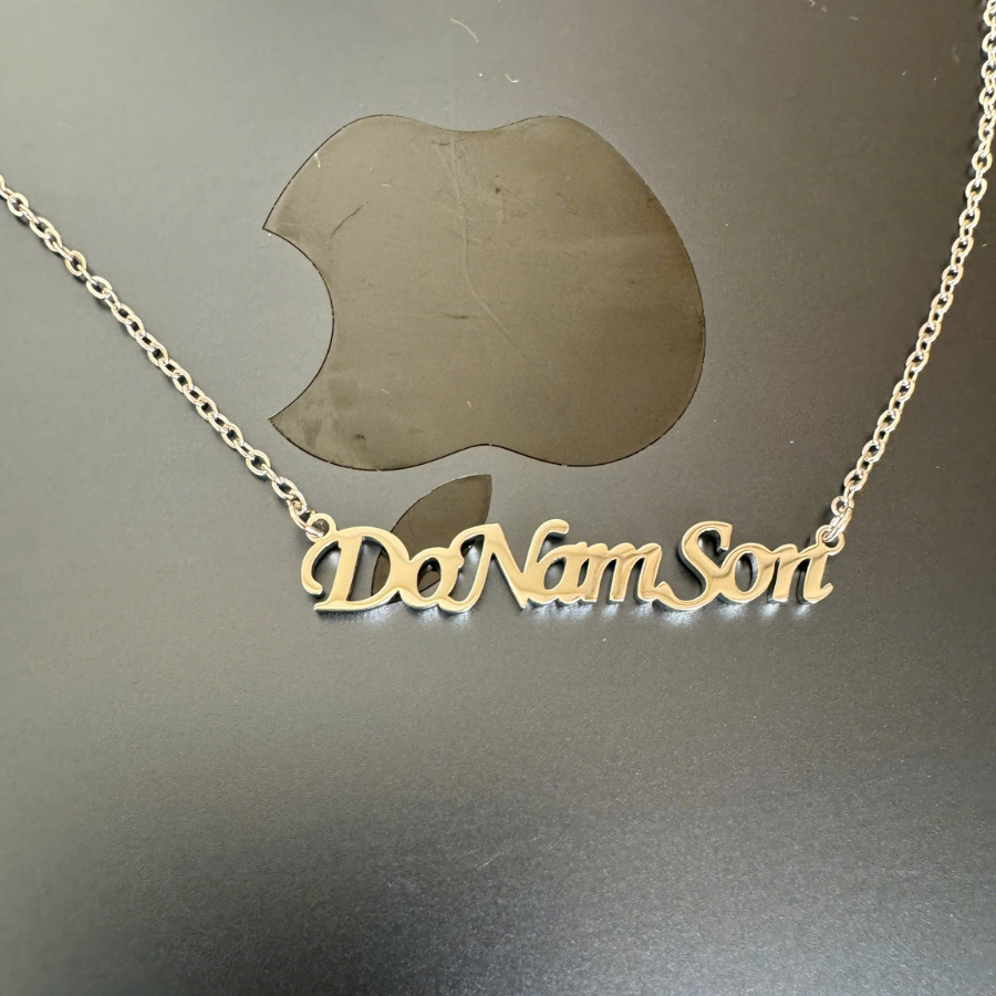 Dây chuyền khắc tên NameLuxe Anli thép không gỉ cá nhân hóa cho nam & nữ