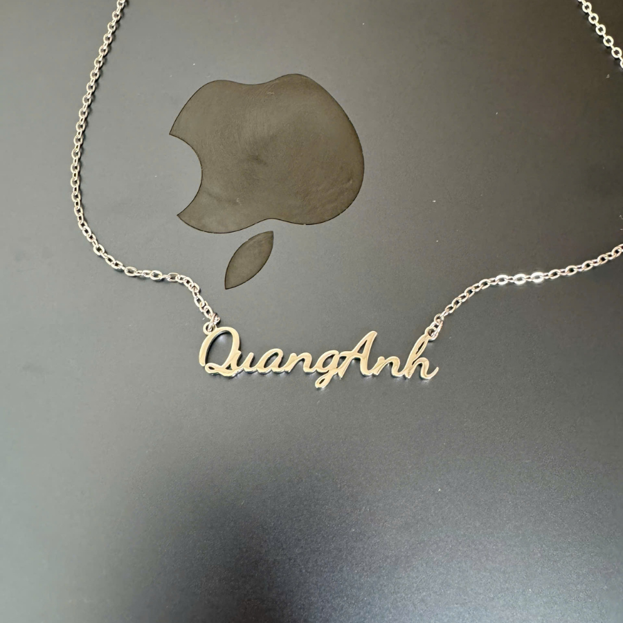 Dây chuyền khắc tên NameLuxe Anli thép không gỉ cá nhân hóa cho nam & nữ