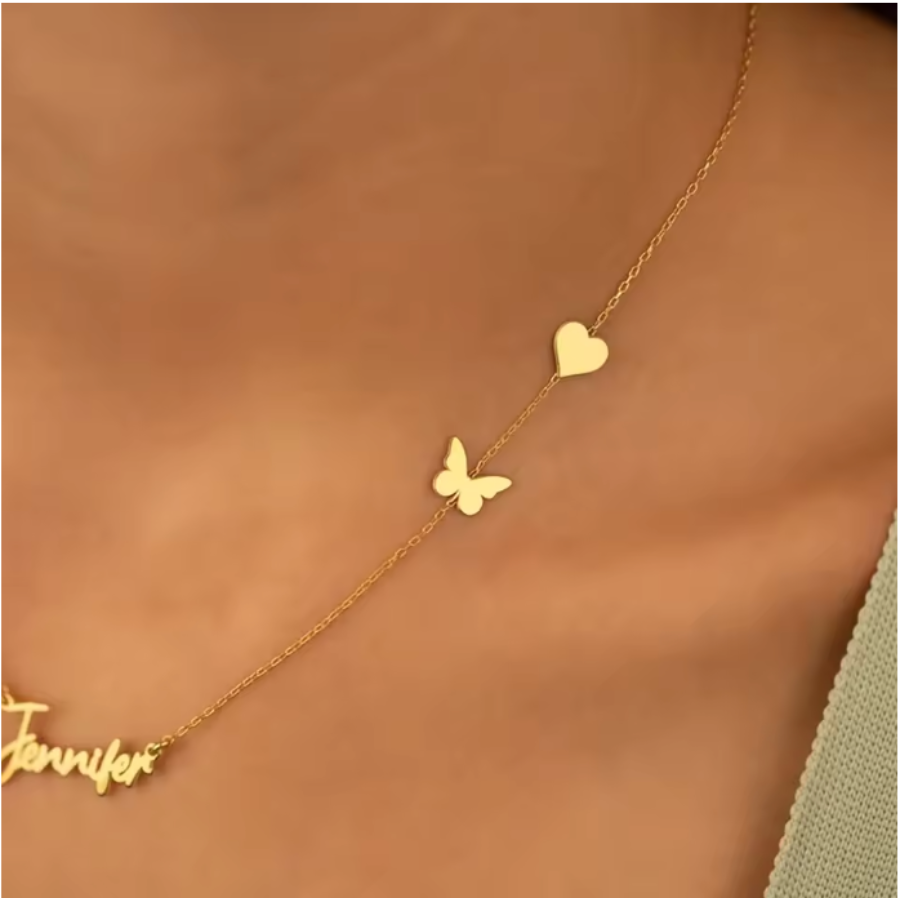 Dây Chuyền/ Vòng Khắc Tên Theo Yêu Cầu + Titan Cao Cấp Không Gỉ