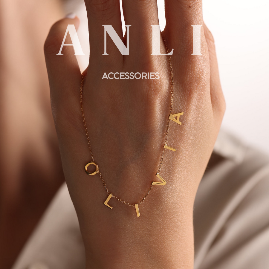 Vòng Cổ Nhiều Chữ Cái Cá Nhân Hóa – Phụ Kiện Ý Nghĩa Dành Tặng Mẹ, Bạn Gái