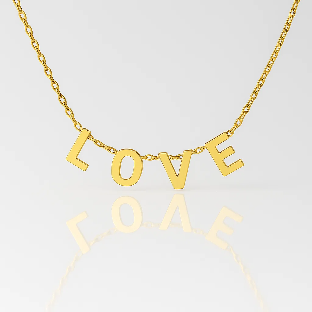 Vòng Cổ Nhiều Chữ Cái Cá Nhân Hóa – Phụ Kiện Ý Nghĩa Dành Tặng Mẹ, Bạn Gái